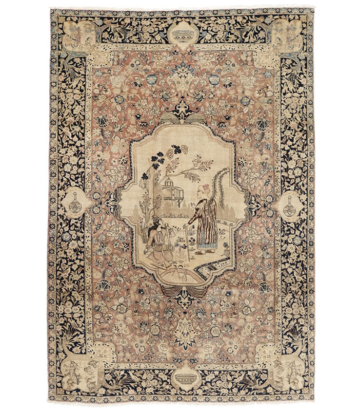 Tabriz Teppich 40 Raj Antik Nr 156465