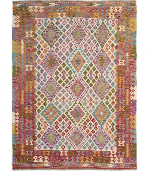 Old Style Kelim Design Afghan Royal Nr 103779