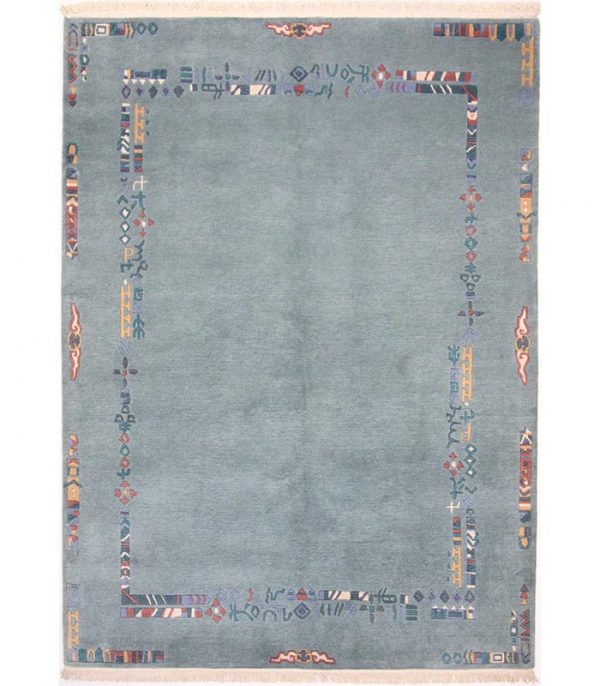 Nepal handgewebter Modern Teppich Nr 200274