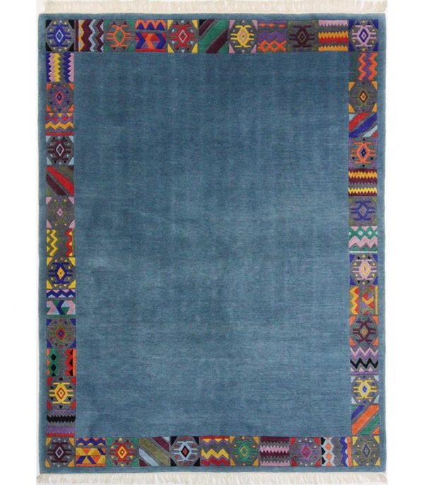 Nepal handgewebter Modern Teppich Nr 176678