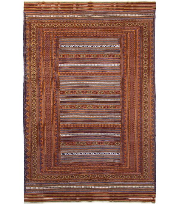 Old Style Kelim Design Afghan Royal Nr 5991
