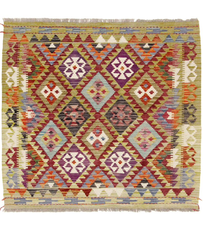 Old Style Kelim Design Afghan Royal Nr 105488