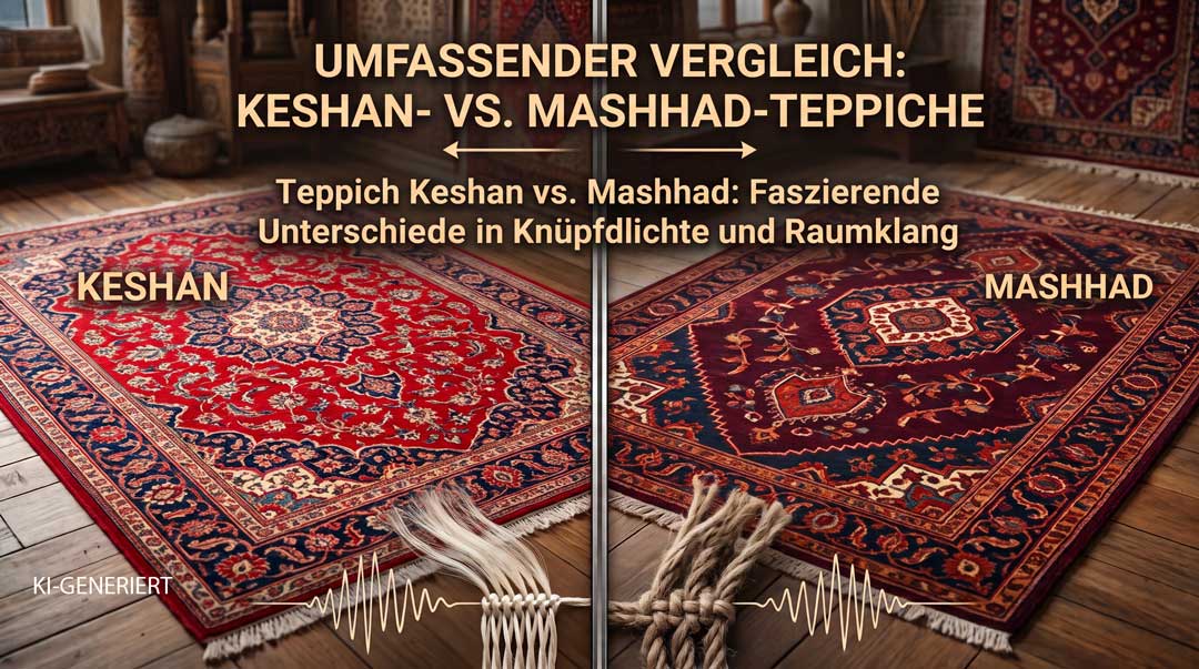 Teppich Keshan vs. Mashhad